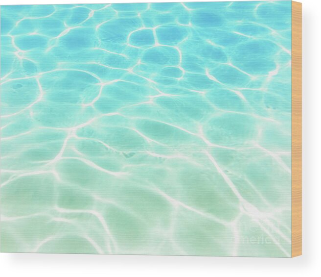 Pool Wood Print featuring the photograph Soft and Light 40 by Becqi Sherman