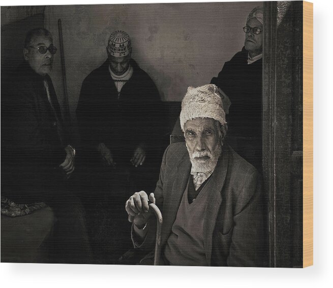 Morocco Wood Print featuring the photograph The Waiting-room by Lou Urlings