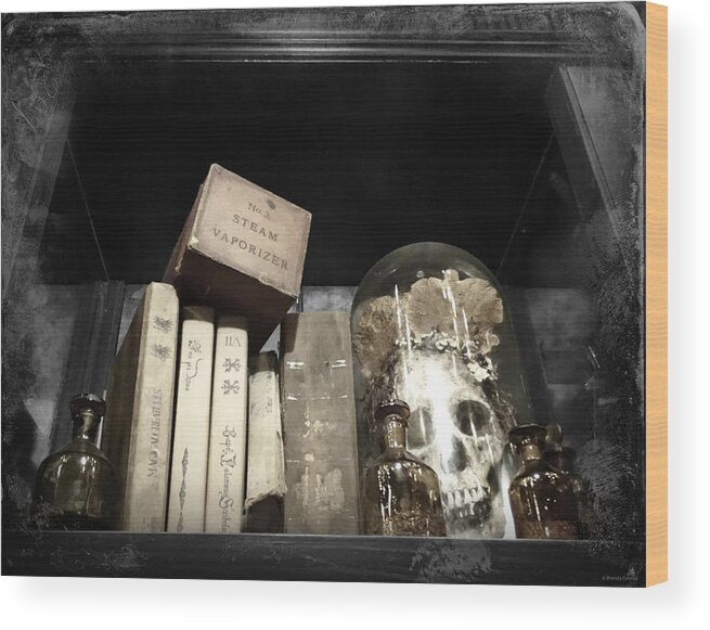 Top Shelf Wood Print featuring the photograph Top Shelf by Dark Whimsy