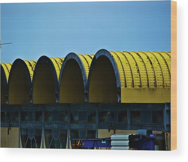Architecture Wood Print featuring the photograph Urban 15 by Jorg Becker