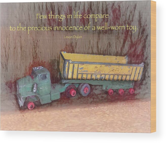 Toy Wood Print featuring the photograph Well-Worn Toy by Jack Wilson