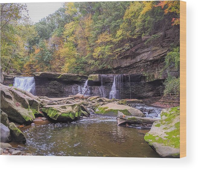  Wood Print featuring the photograph Great Falls by Brad Nellis