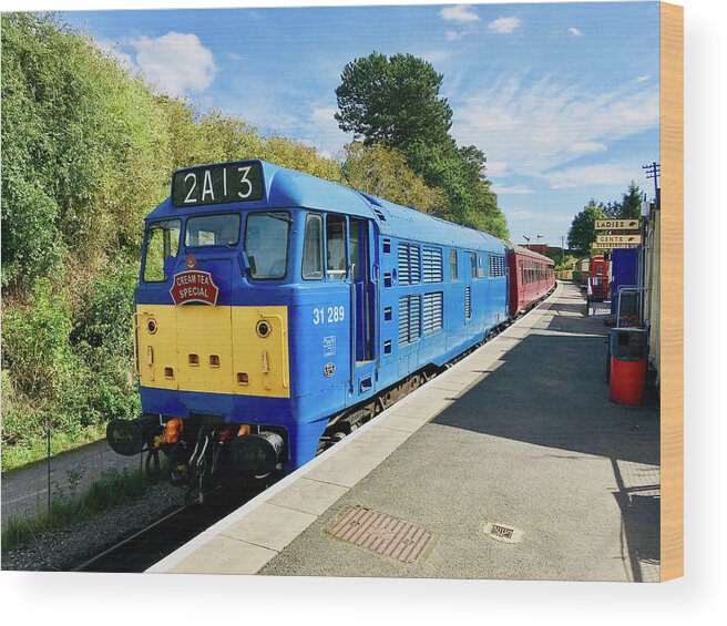  Wood Print featuring the photograph BR Class 31 Diesel Locomotive #3 by Gordon James