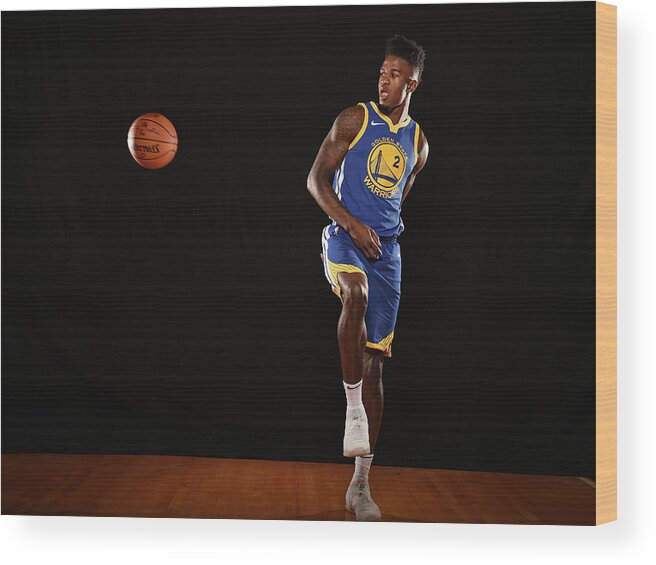 Jordan Bell Wood Print featuring the photograph Jordan Bell #2 by Brian Babineau