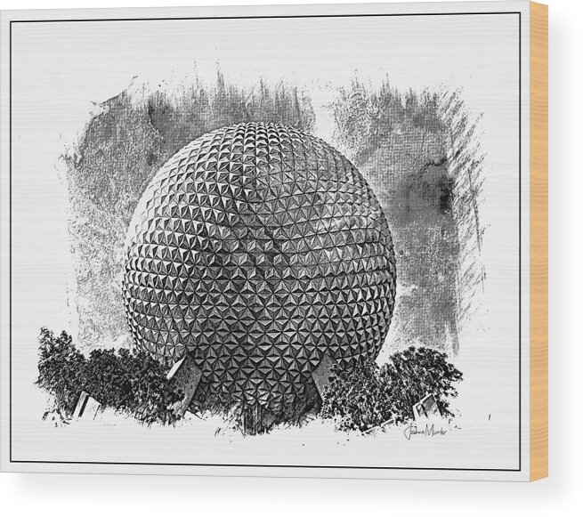 7435 Wood Print featuring the photograph Spaceship Earth #4 by FineArtRoyal Joshua Mimbs