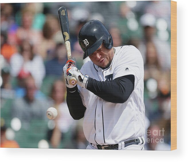 People Wood Print featuring the photograph Carlos Carrasco and Miguel Cabrera by Duane Burleson