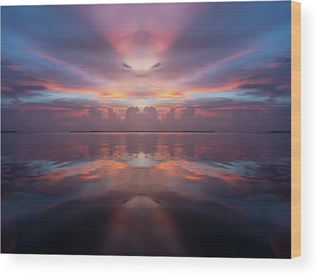 From My Kayak Wood Print featuring the photograph Dancing Spirit of Florida Bay by Louise Lindsay