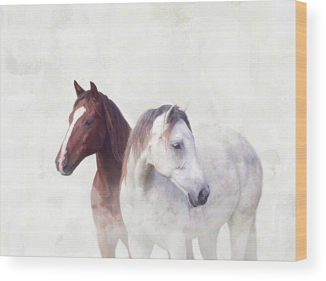 Horse Wood Print featuring the photograph Horse Portrait by JBK Photo Art