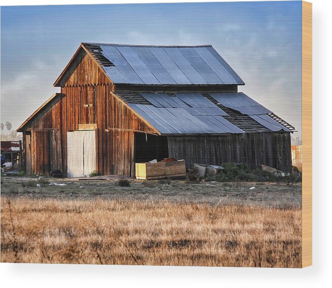 Barn Wood Print featuring the photograph Hot Tin Roof by Gene Parks