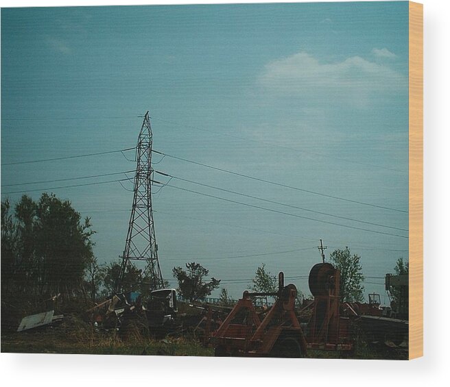  Wood Print featuring the photograph Hurricane Katrina Series - 2 by Christopher Lotito
