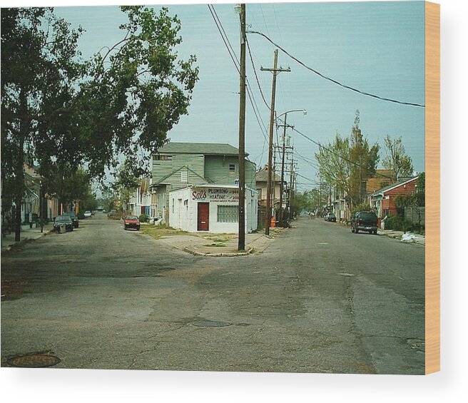 New Orleans Wood Print featuring the photograph Hurricane Katrina Series - 41 by Christopher Lotito