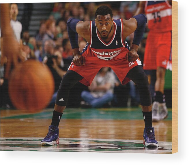 Nba Pro Basketball Wood Print featuring the photograph John Wall by Jared Wickerham