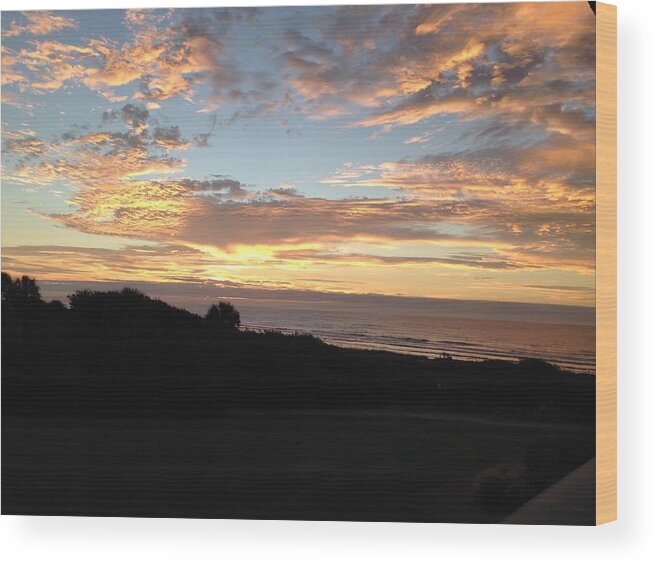 Kiawah Island Wood Print featuring the photograph Kiawah Island two Sunset by Catherine Wilson