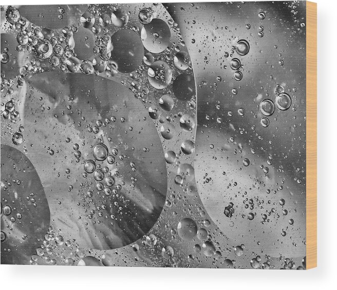 Abstract Wood Print featuring the photograph Liquid Motion by Charles Floyd