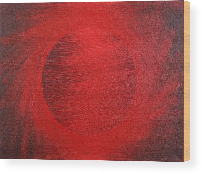  Wood Print featuring the painting Perfect Circle by Embrace The Matrix