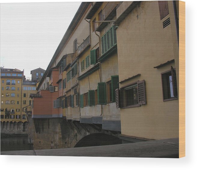 Ponte Vecchio Wood Print featuring the photograph Ponte Vecchio by Regina Muscarella
