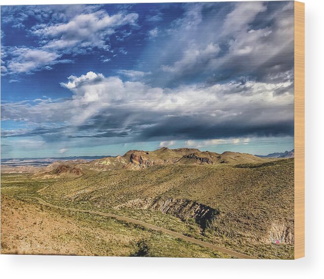 Bigbend Wood Print featuring the photograph Round the Bend by Pam Rendall