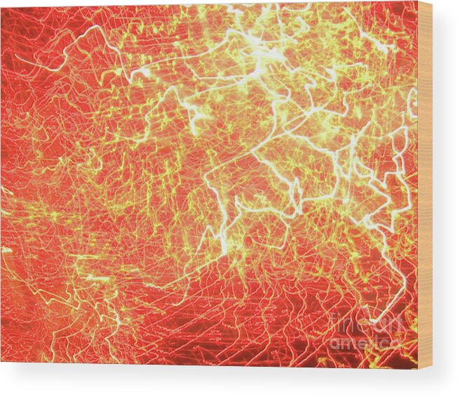 Fireworks Wood Print featuring the photograph Sky Fantasy #11 by Rosanne Licciardi