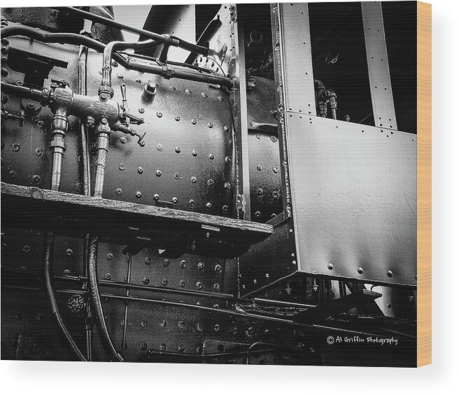 Steam Wood Print featuring the photograph Steam I by Al Griffin