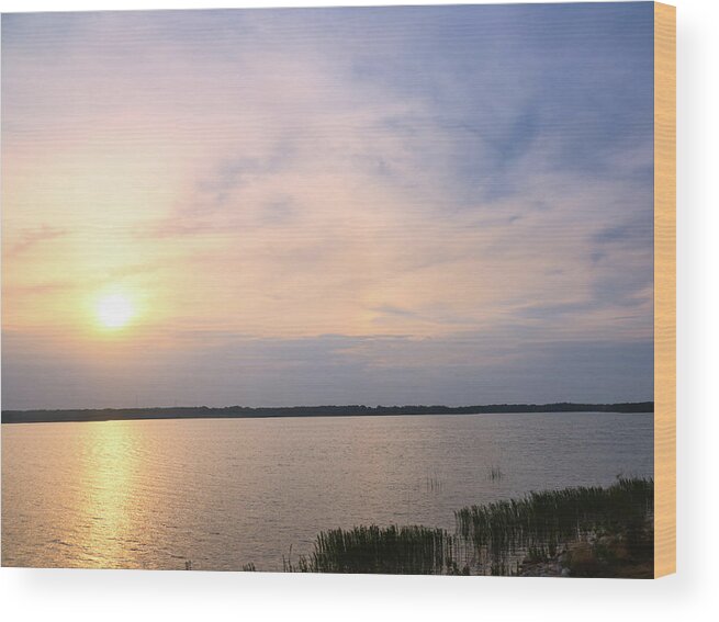 Lake Wood Print featuring the photograph Sunrise At Lake Murray 2 by Andrea Anderegg