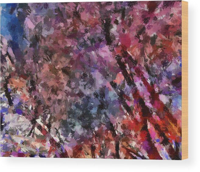 Sunset Wood Print featuring the mixed media Sunset on the Shortest Day by Christopher Reed