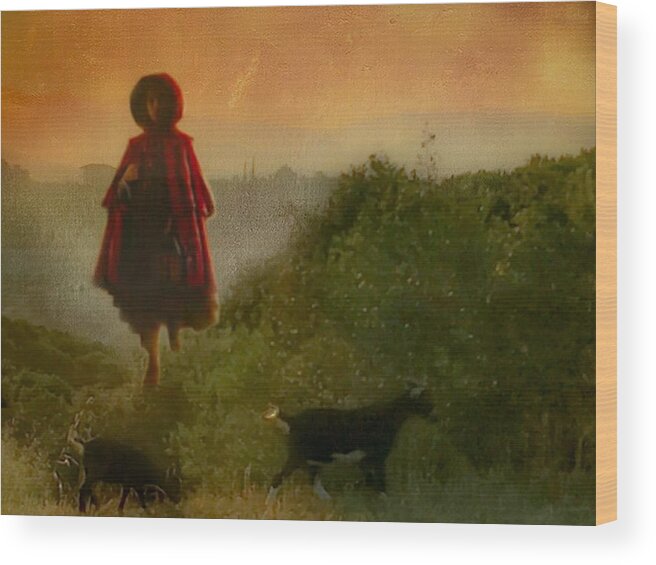 Tale Wood Print featuring the photograph The Brothers Grimm by Auranatura Art