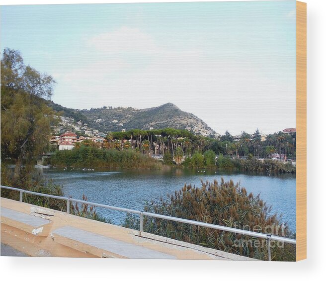 Ventimiglia Wood Print featuring the photograph Ventimiglia Walk by Aisha Isabelle