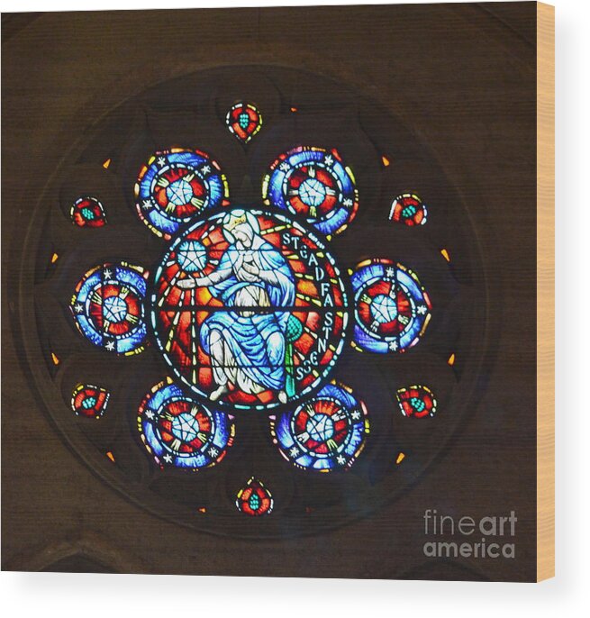 Grace Cathedral Wood Print featuring the photograph Grace Cathedral #1 by Dean Ferreira