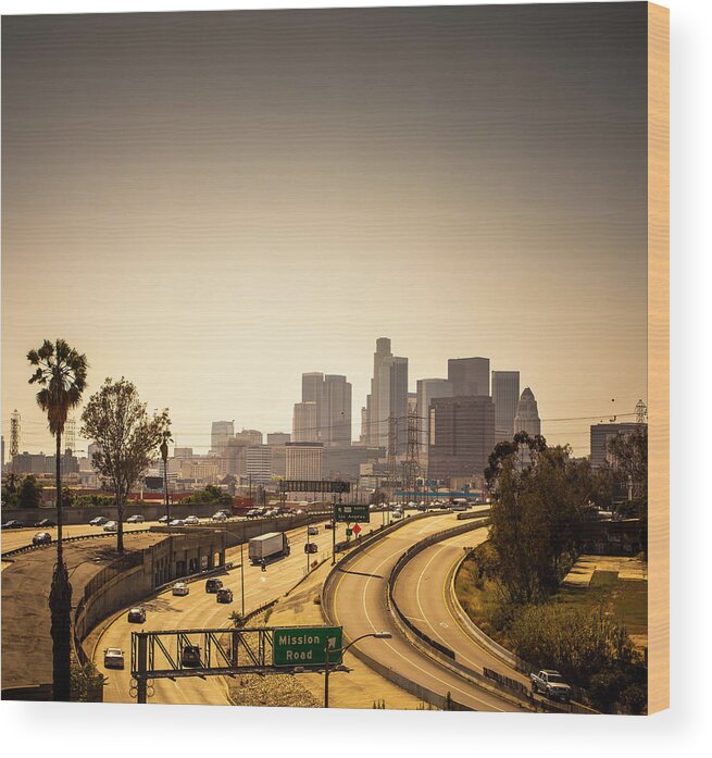Southern California Wood Print featuring the photograph Los Angeles #1 by Lpettet