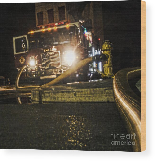 Engine 4 Wood Print featuring the photograph Engine 4 by Jim Lepard
