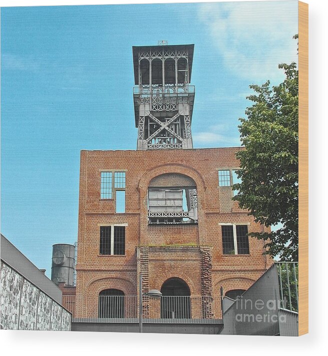 Belgium Wood Print featuring the photograph Old Cool Mine by Elisabeth Derichs