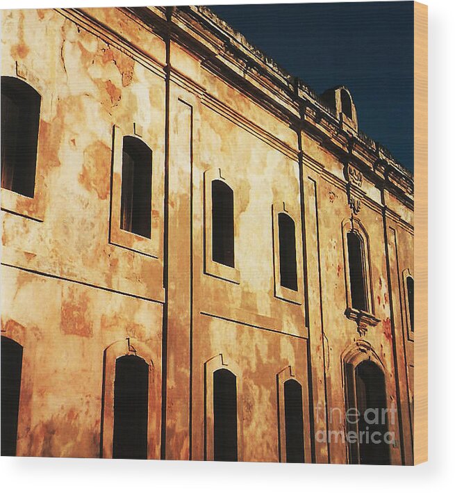 Buildings Wood Print featuring the photograph Sun Kissed by Jeff Barrett