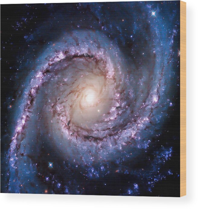 Space Wood Print featuring the photograph View from Hubble by Britten Adams