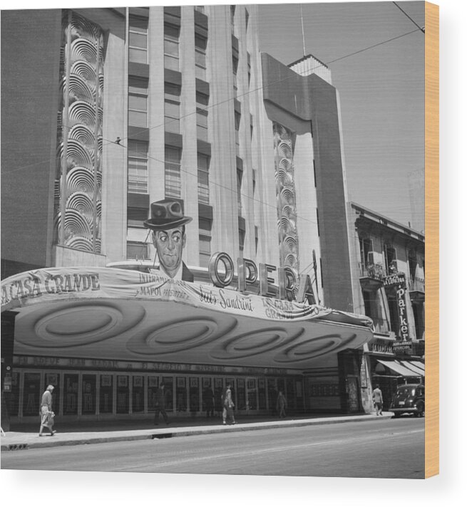 1950-1959 Wood Print featuring the photograph Buenos Aires, Argentina #5 by Michael Ochs Archives