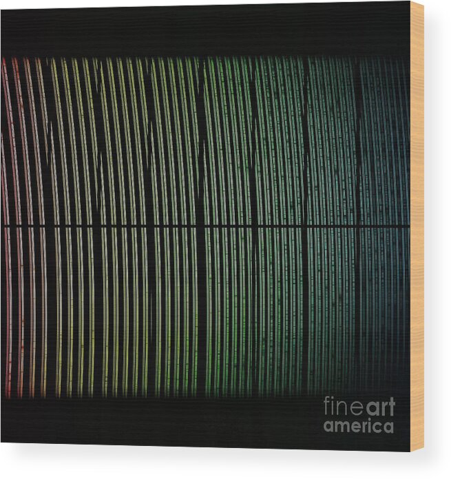 Nobody Wood Print featuring the photograph Espresso Spectrograph First Light Data by Eso/espresso Team/science Photo Library