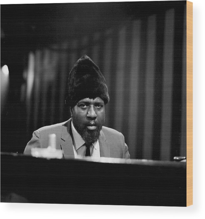 Music Wood Print featuring the photograph Photo Of Thelonious Monk by David Redfern