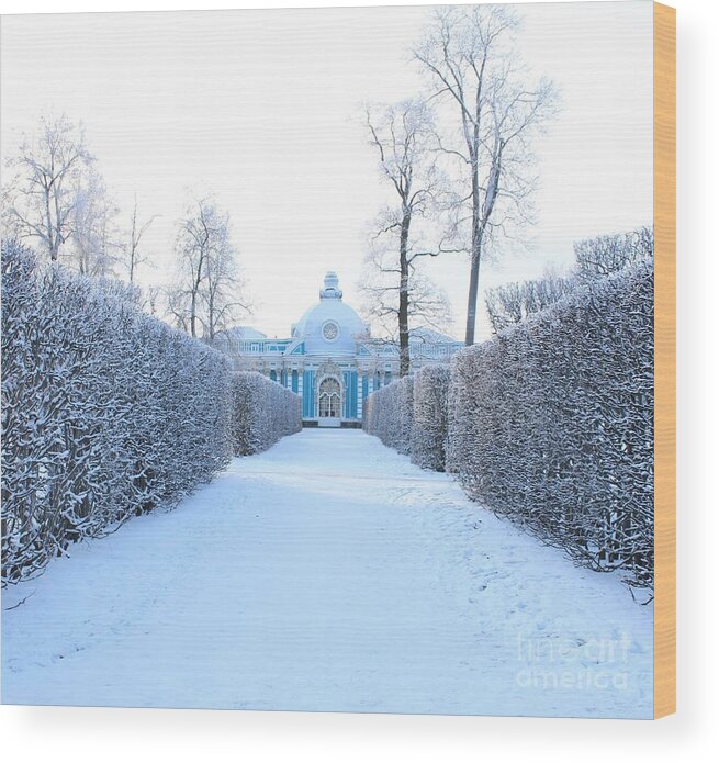 Russia Summer Palace Wood Print featuring the photograph Russia Summer Palace by FD Graham