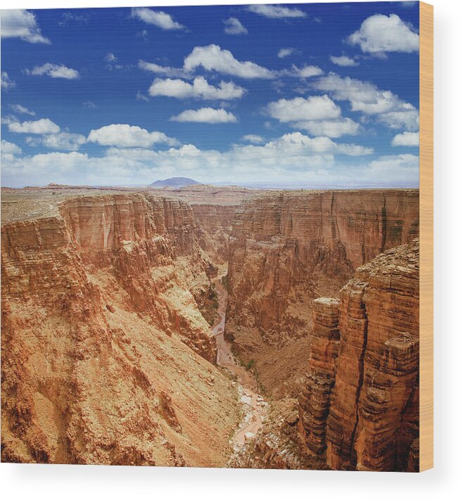 Scenics Wood Print featuring the photograph Utah Canyon by Bluberries