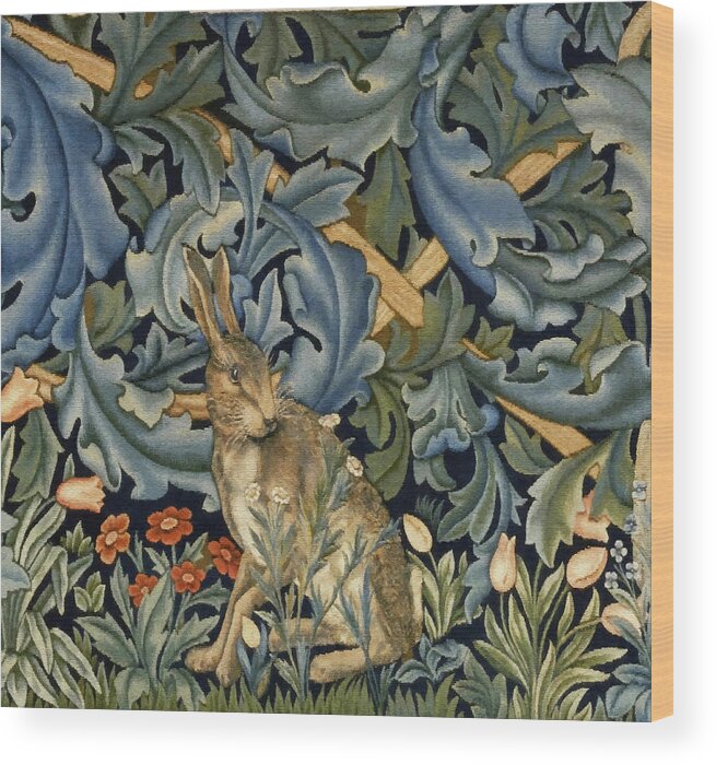 William Morris Wood Print featuring the painting Forest #1 by William Morris