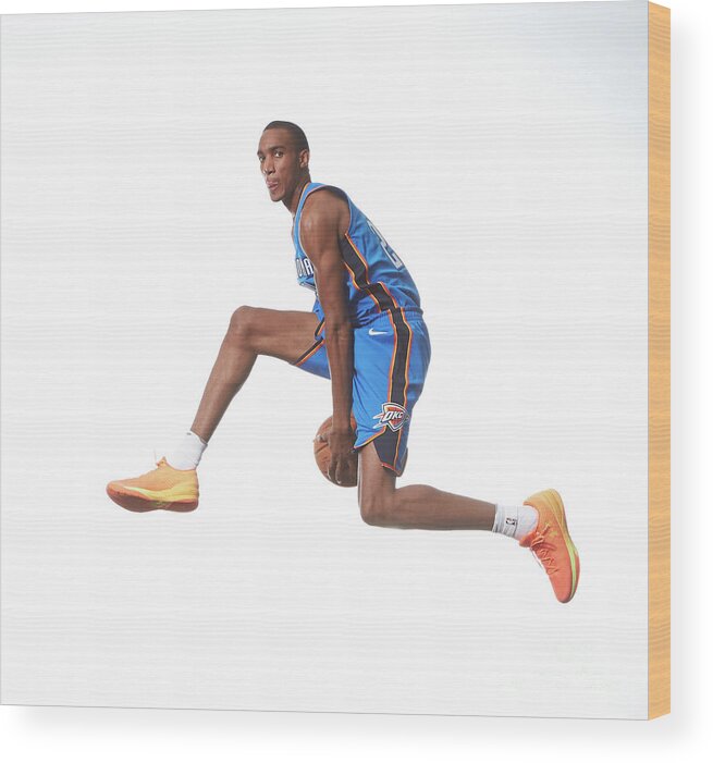 Nba Pro Basketball Wood Print featuring the photograph Terrance Ferguson by Nathaniel S. Butler