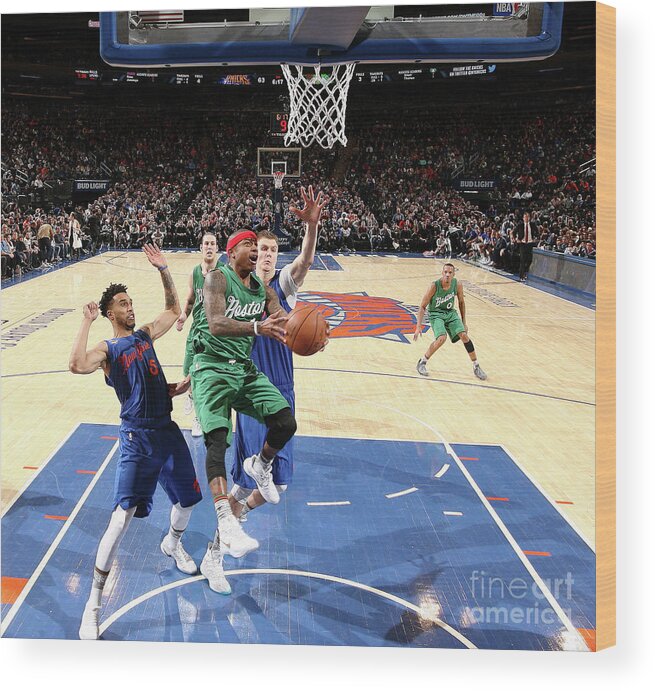 Isaiah Thomas Wood Print featuring the photograph Isaiah Thomas #3 by Nathaniel S. Butler