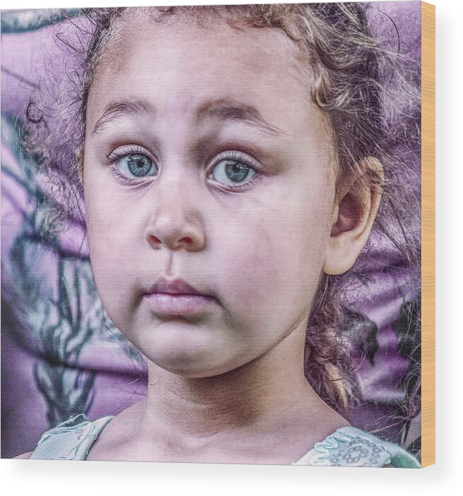 Ava Wood Print featuring the photograph Ava 2019 by WAZgriffin Digital