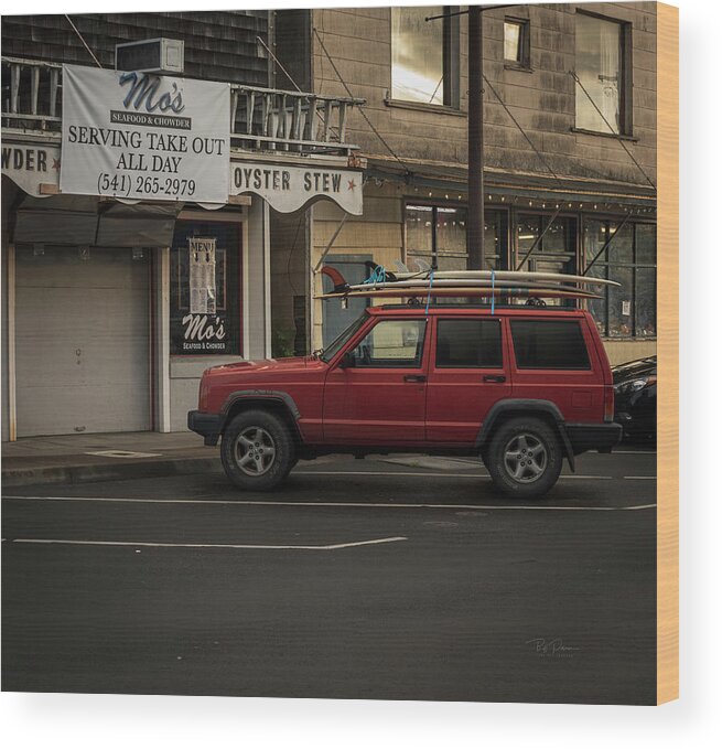 Automotive Wood Print featuring the photograph Newport style by Bill Posner