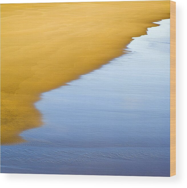 Abstract Seascape Wood Print featuring the photograph Abstract Seascape by Frank Tschakert