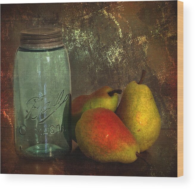 Canning Wood Print featuring the photograph Canning Season by Angie Vogel