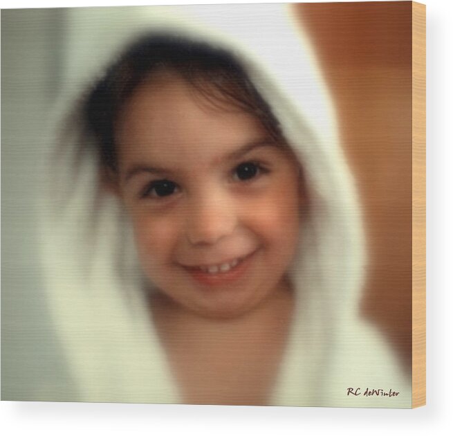Child Wood Print featuring the photograph In Da Hood by RC DeWinter