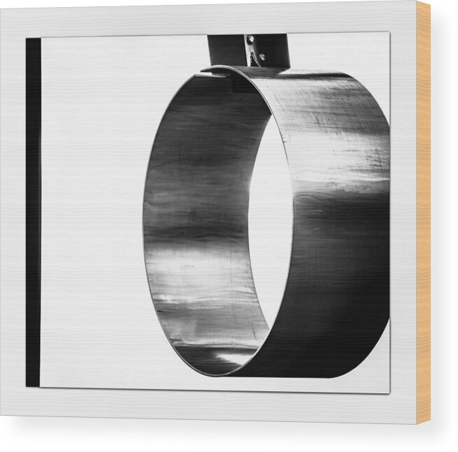 Abstract Wood Print featuring the photograph O by Darryl Dalton
