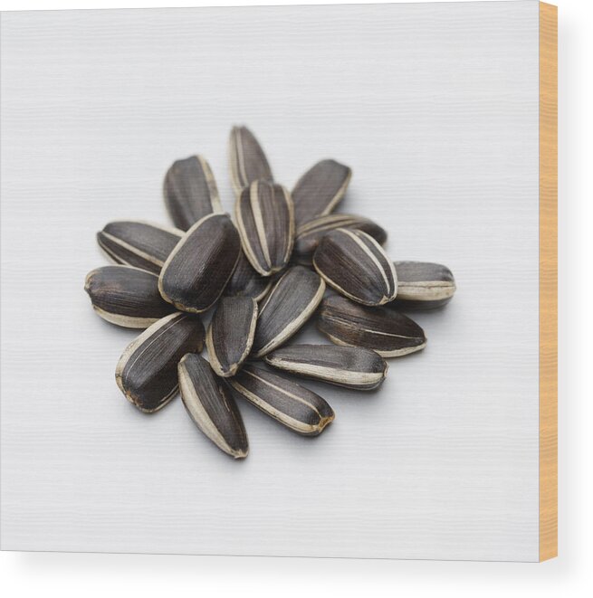 Agriculture Wood Print featuring the photograph Sunflower Seeds by Martin Shields