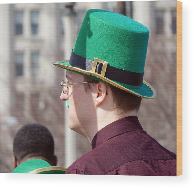Chicago Wood Print featuring the photograph Top Hat by Wild Thing