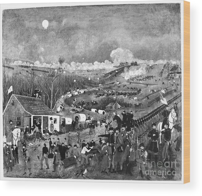 19th Century Wood Print featuring the photograph Civil War: Fredericksburg #3 by Granger